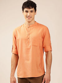 Anouk Mandarin collar Pathani Short Kurta