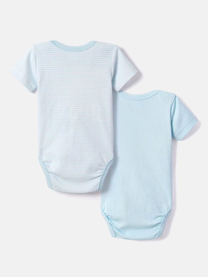 Nauti Nati Bayi -Pcs dicetak bodysuit kapas lembut tulen