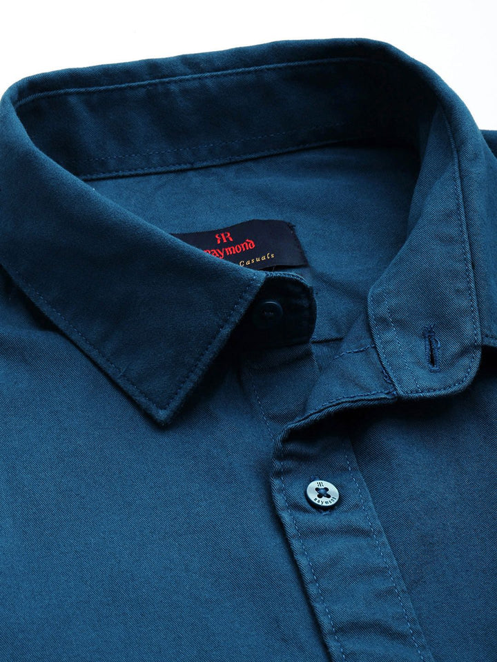 Raymond Pure Cotton Slim Fit Casual Shirt