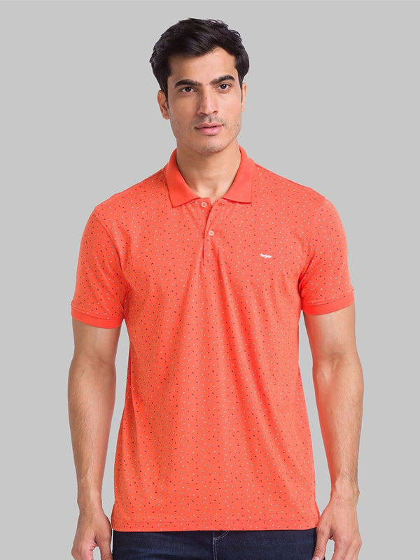 T-shirt Polo Colo Collar Slim Park Avenue Ditsy Ditsy Printed Polo