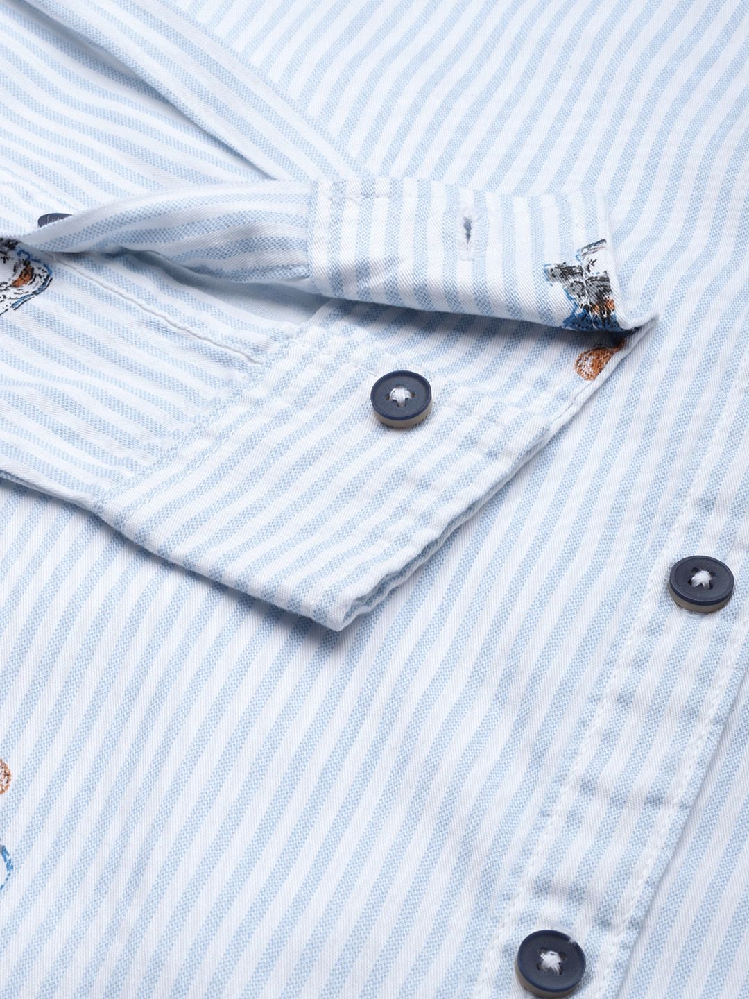The Indian Garage Co Pure Cotton Animal Printed Casual Shirt