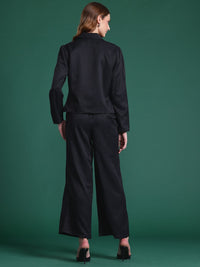 DressBerry Lapel Collar Blazer-Style Co-ords