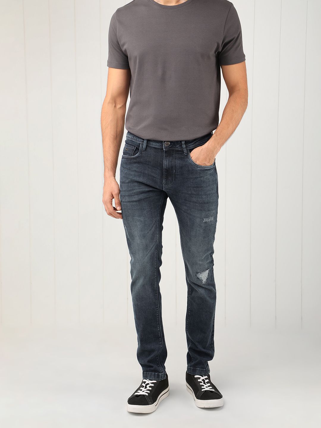 RARE RABBIT Men Lormes Slim Fit Cotton Jeans