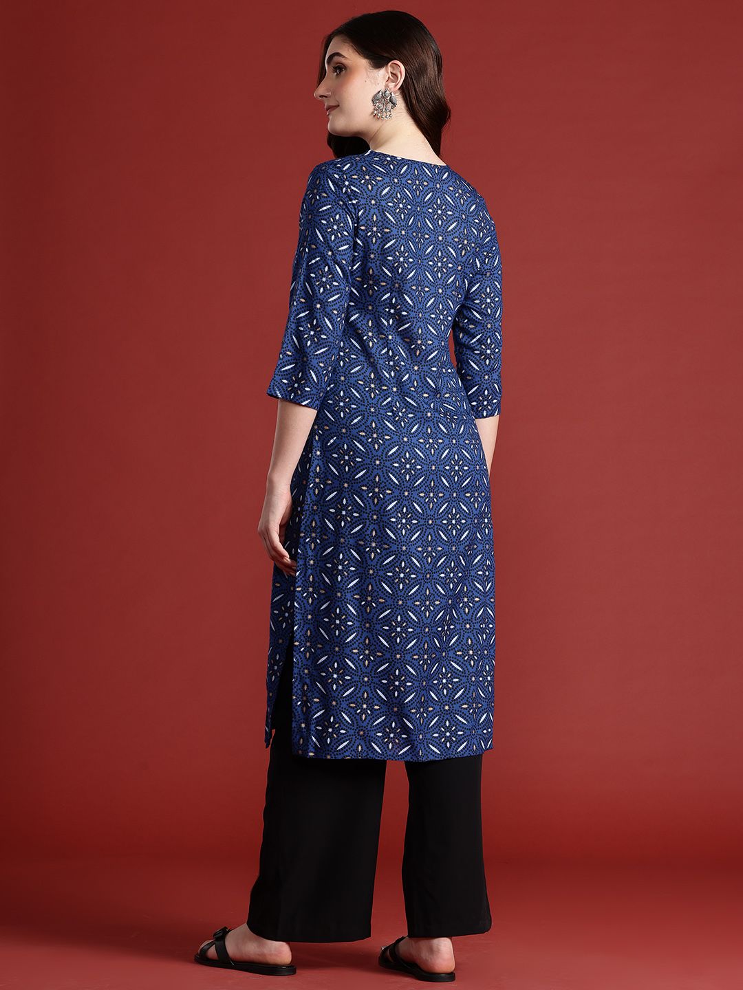Anouk Women Ethnic Motifs Printed Pure Cotton Kurta