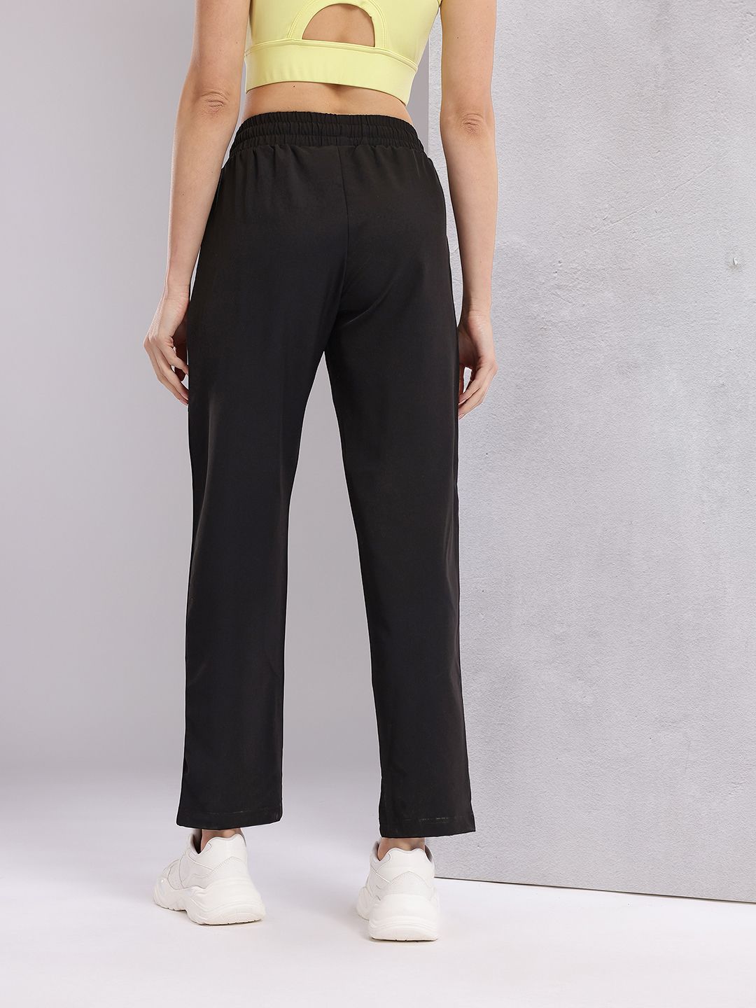 HRX by Hrithik Roshan Women Typography Print Mid-rise Running Track Pants
