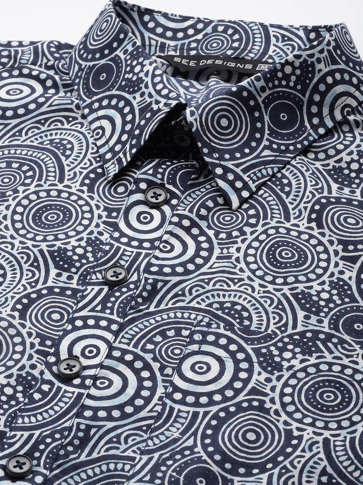 See Designs Printed Regular Pure Cotton Kurta With Pyjamas
