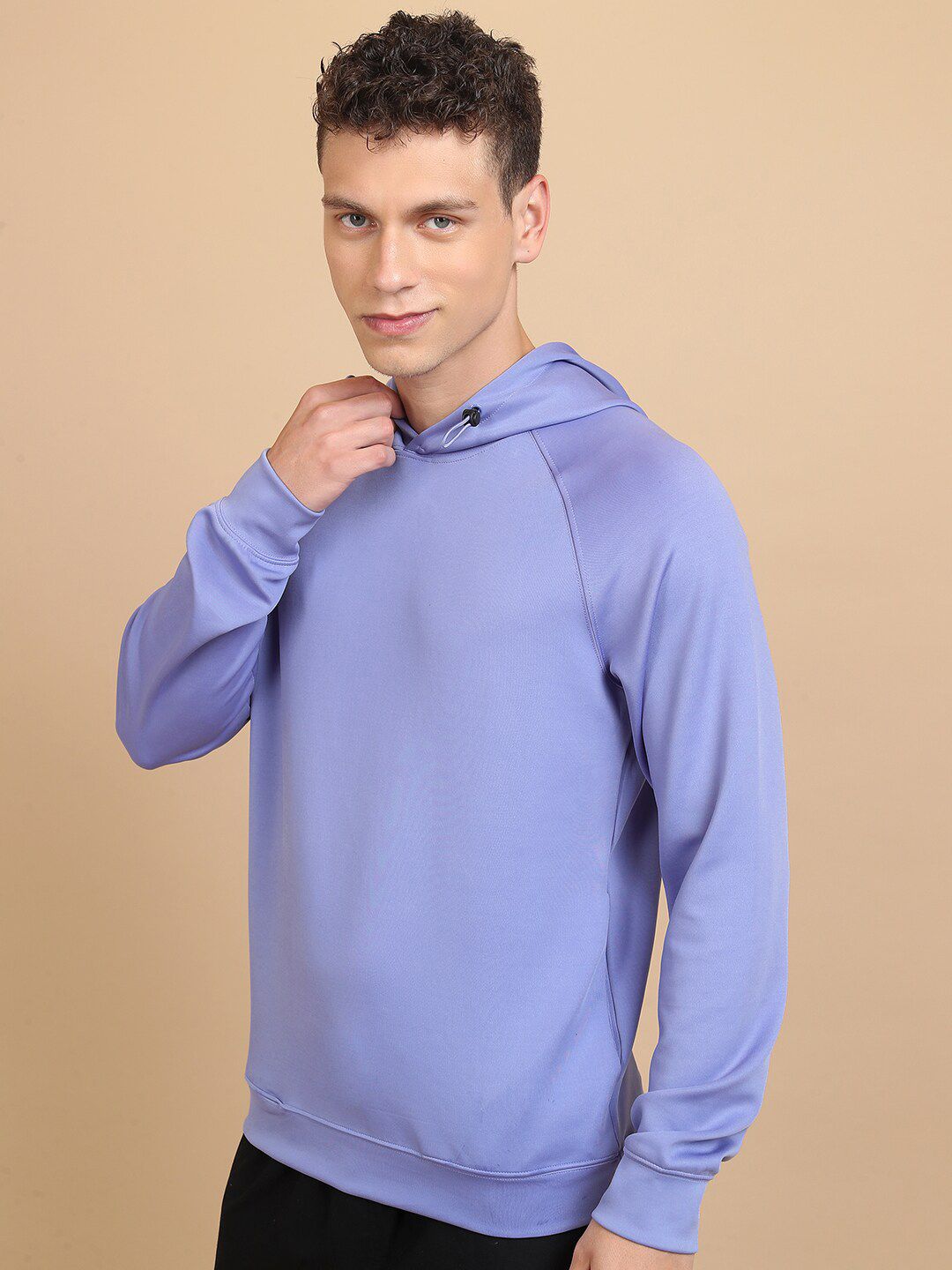 HIGHLANDER Hooded Raglan Sleeves Relaxed Fit Pullover