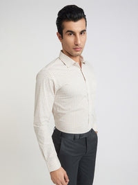 Park Avenue Slim Fit Checked Pure Cotton Formal Shirt