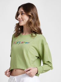 SPYKAR Typography Printed Boxy T-Shirt