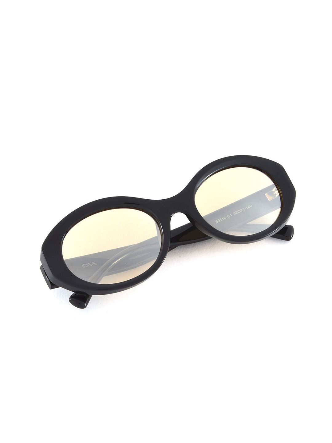 Idee Wanita Cermin mata hitam bujur dengan lensa lensa UV IDS3116C1SG