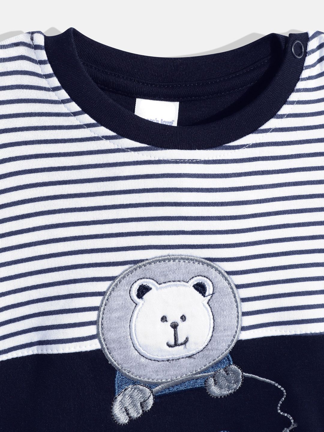 Moms Love Infant Boys Pure Cotton T-shirt With Joggers