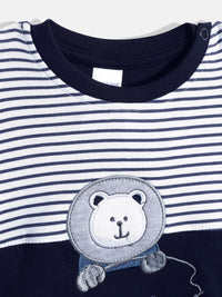 Moms Love Infant Boys Pure Cotton T-shirt With Joggers