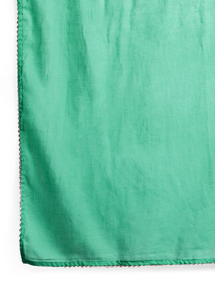 Anouk Pure Cotton Bandhani Print Kurta & Trouser With Dupatta