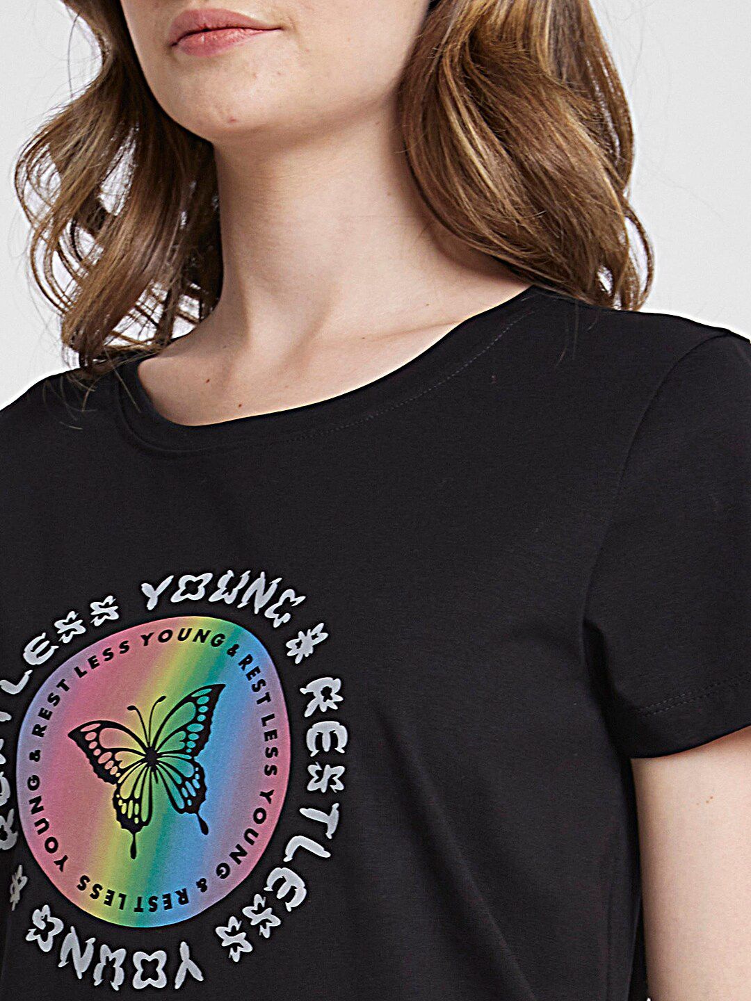 SPYKAR Graphic Printed Cotton T-shirt