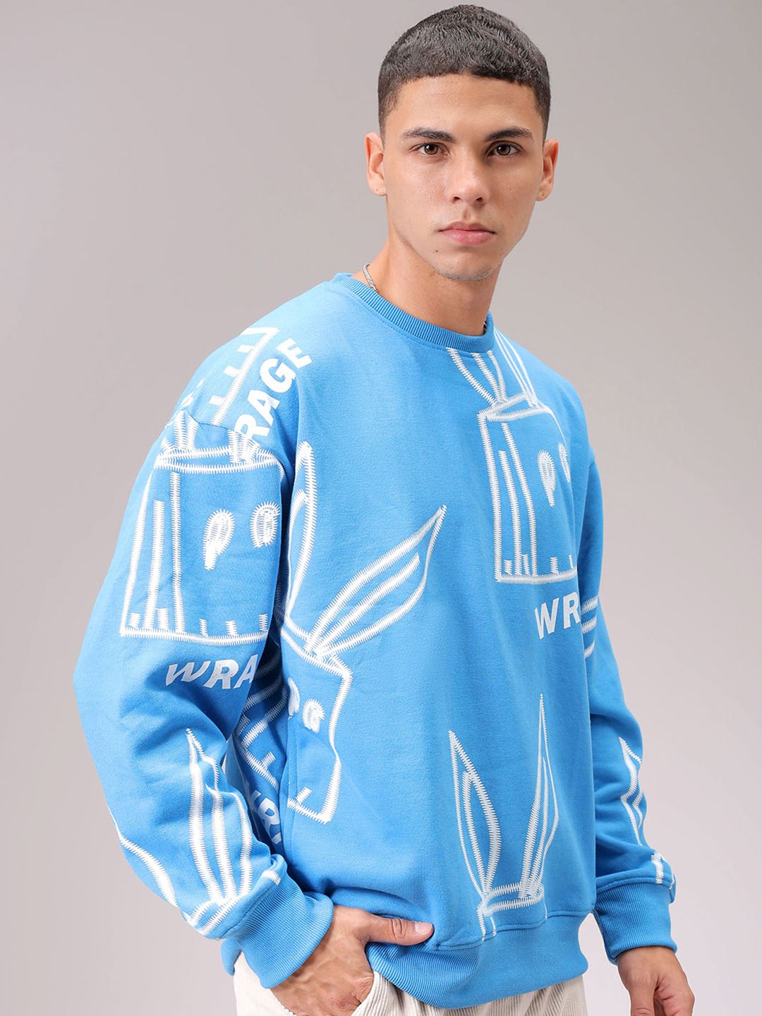 The Indian Garage Co Men Printed Sweatshirt