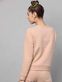 STREET 9 Women Pink & Black Printed Sweatshirt