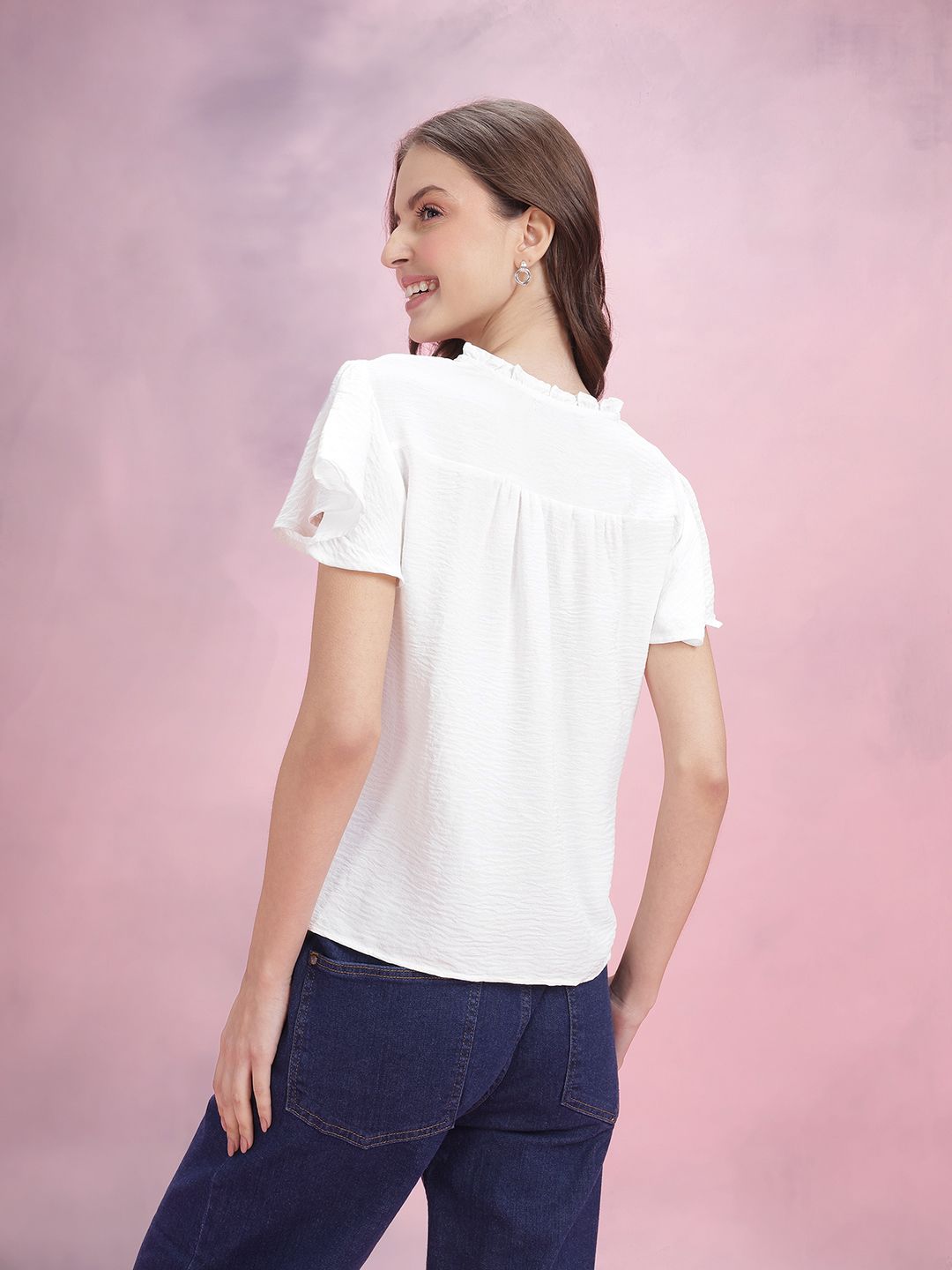 DressBerry Floral Embroidered Top