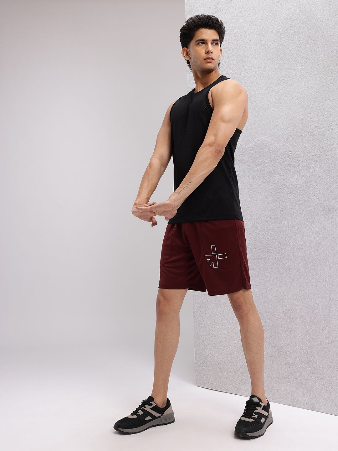 HRX by Hrithik Roshan Perforated Rapid-Dry Training T-shirt