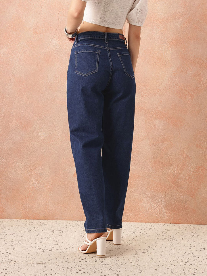 all about you Women Boyfriend Fit High-Rise Stretchable Jeans