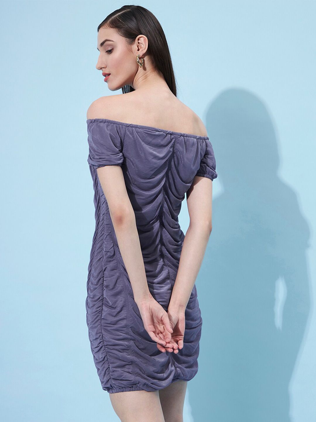 Athena Off-Shoulder Sheath Dress