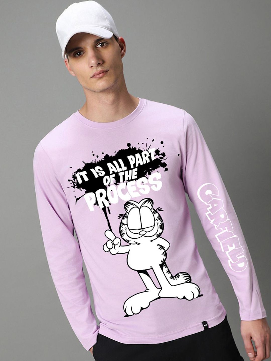 Bewakoof Men Typography Printed Round Neck Pure Cotton T-shirt