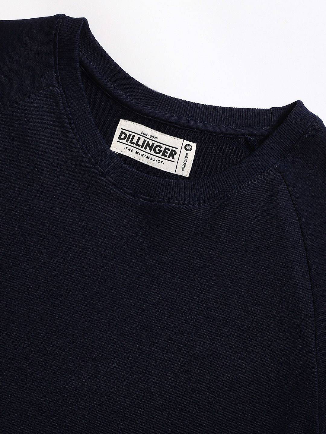 DILLINGER Men Solid Ultra Soft Drapey Cotton Raglan T-Shirt