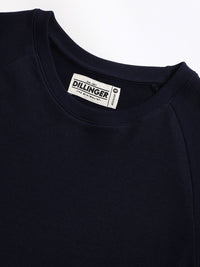 DILLINGER Men Solid Ultra Soft Drapey Cotton Raglan T-Shirt
