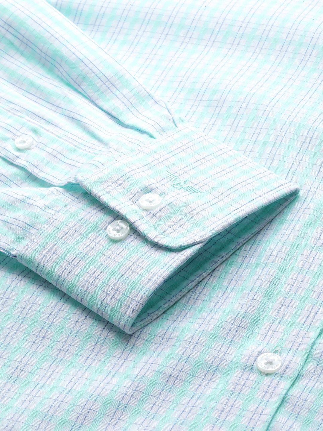 Park Avenue Pure Cotton Slim Fit Checked Formal Shirt