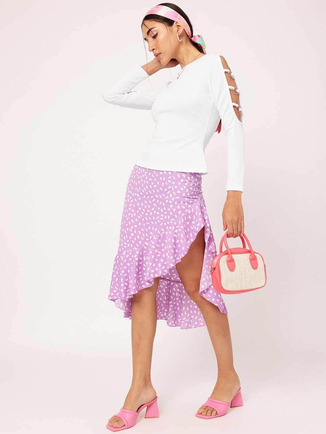 DressBerry Sweet Sixteen Cut-Out Ribbed Top