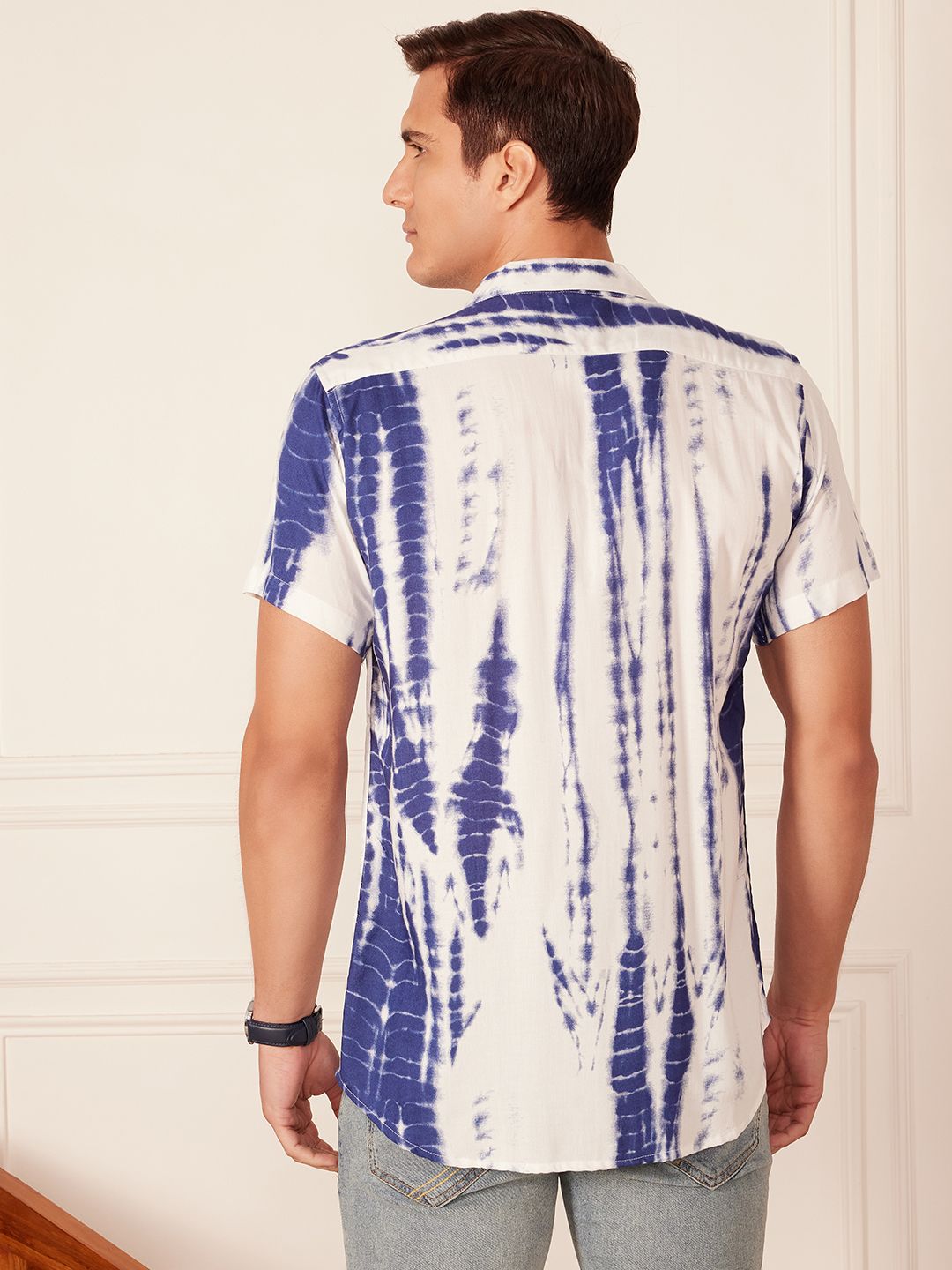 DENNISON  Smart Block Printed Casual Shirt