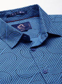 Being Human Men Pure Cotton Slim Fit Printed Casual Shirt
