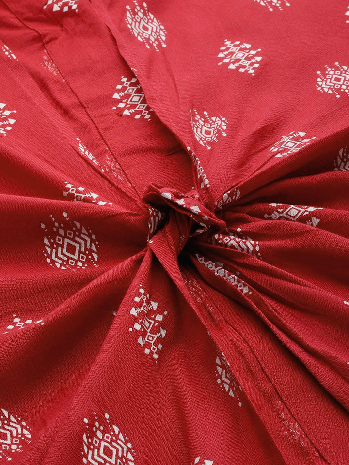 Anouk Ethnic Motifs Printed Regular Kurta with Trousers