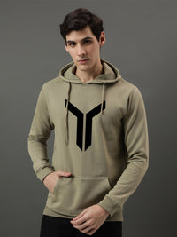 ADRO Graphic Printed Cotton Hooded Sweatshirt