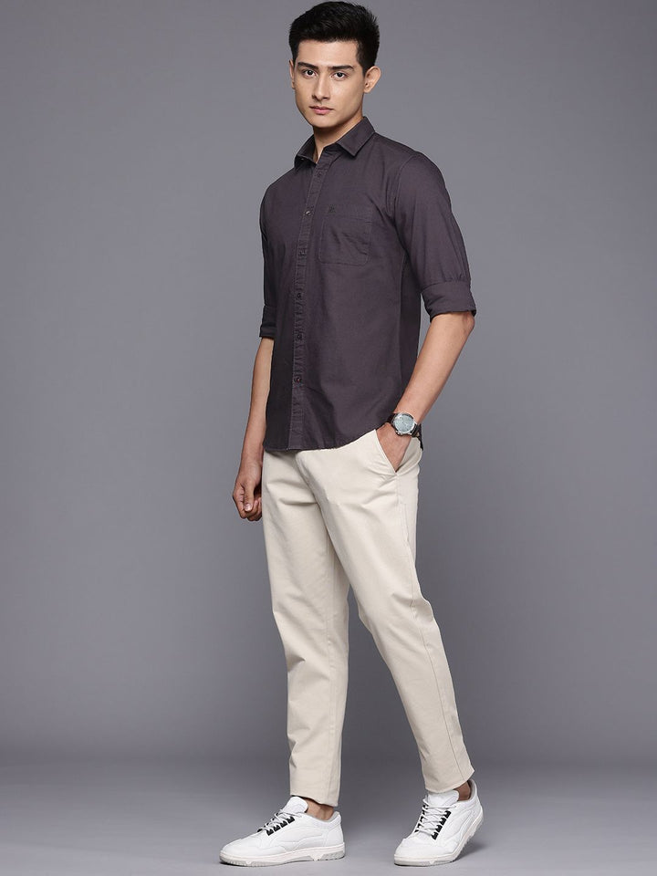 Raymond Slim Fit Pure Cotton Casual Shirt