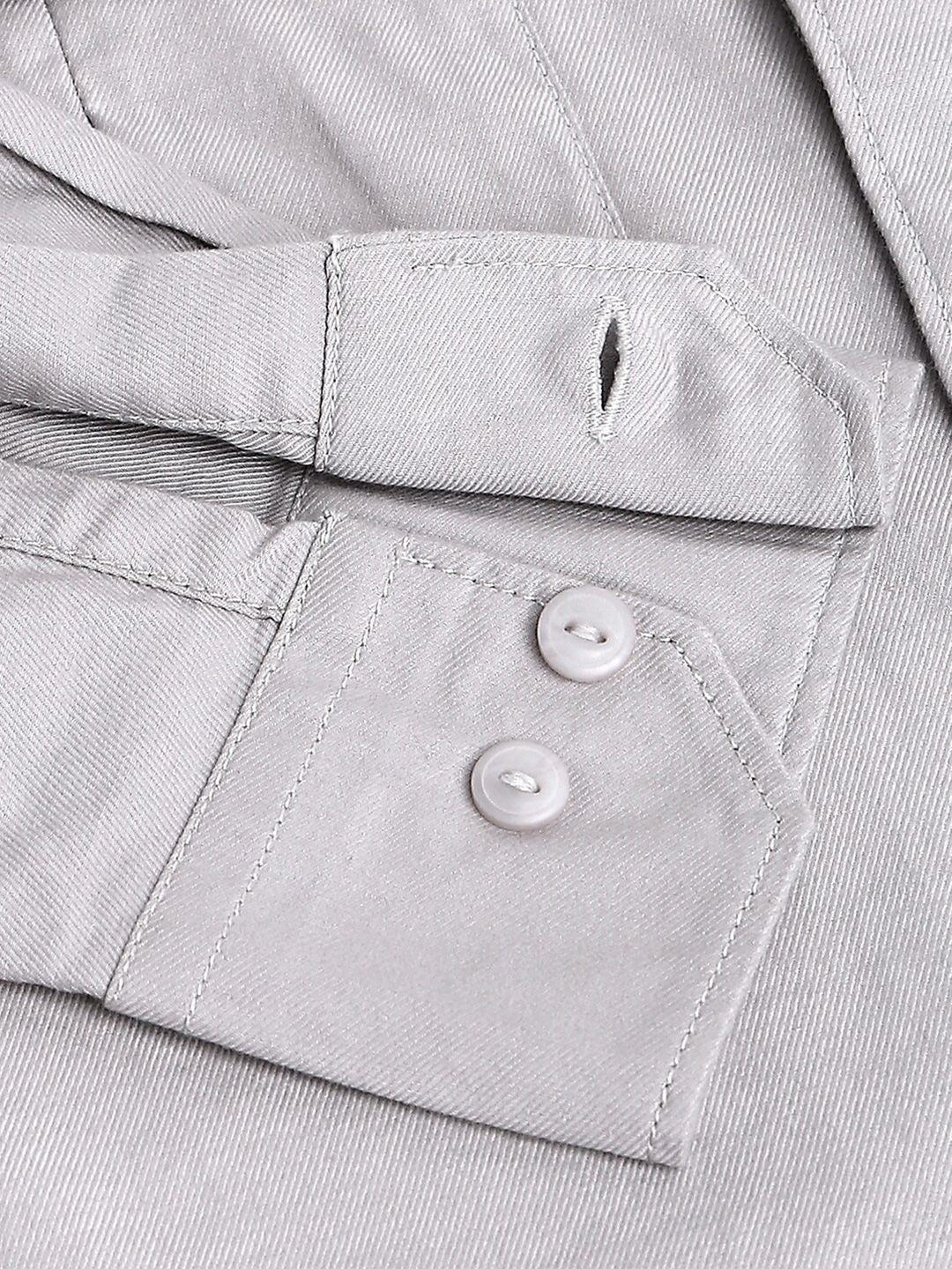Thomas Scott Cotton Twill Classic Slim Fit Opaque Casual Shirt