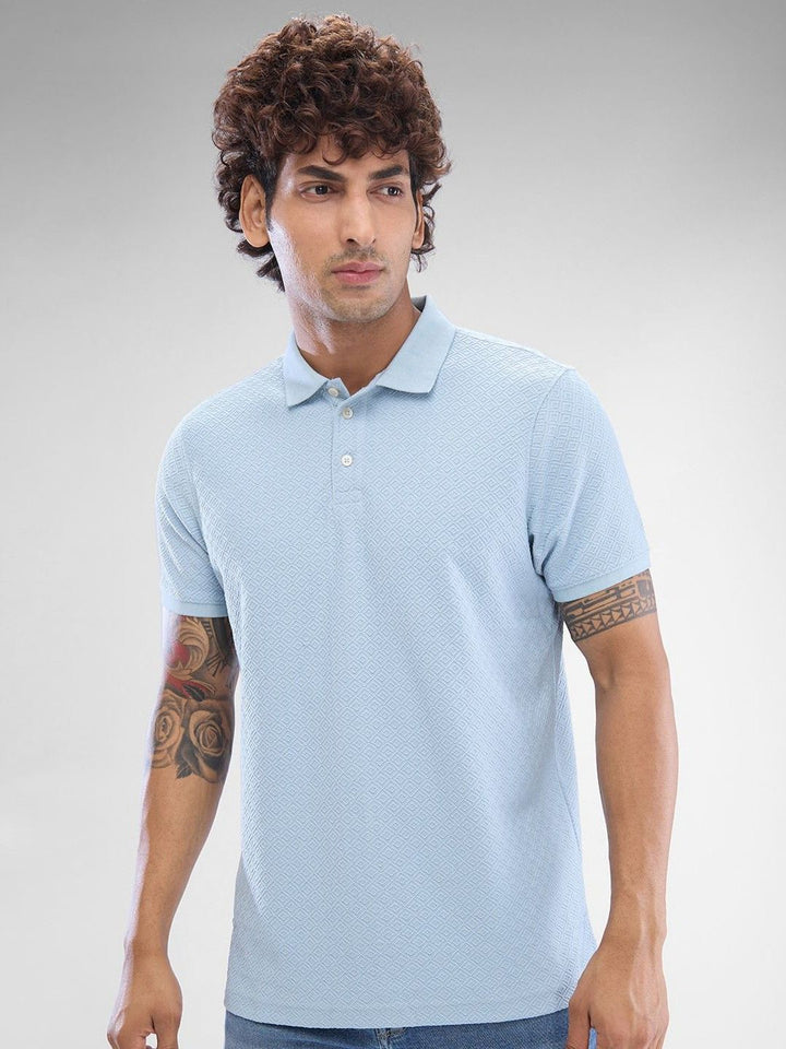 SPYKAR Men Polo Collar Solid  Slim Fit T-Shirt