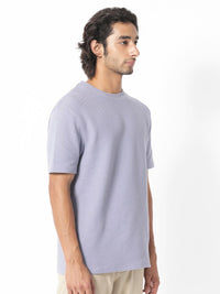 RARE RABBIT Men Cas Round Neck Slim Fit Cotton T-Shirt