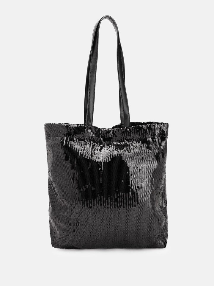 Lino Perros Sequined Embellished Structured Tote Bag