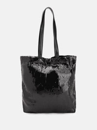 Lino Perros Sequined Embellished Structured Tote Bag