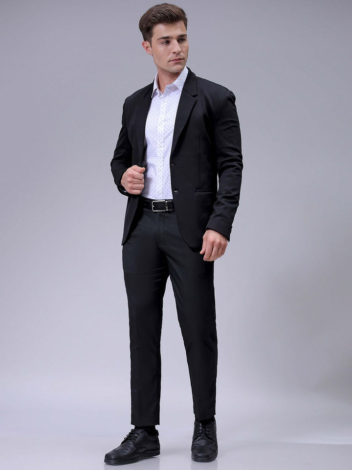The Indian Garage Co. X Luxe Men Slim Fit  Checked Formal Trousers