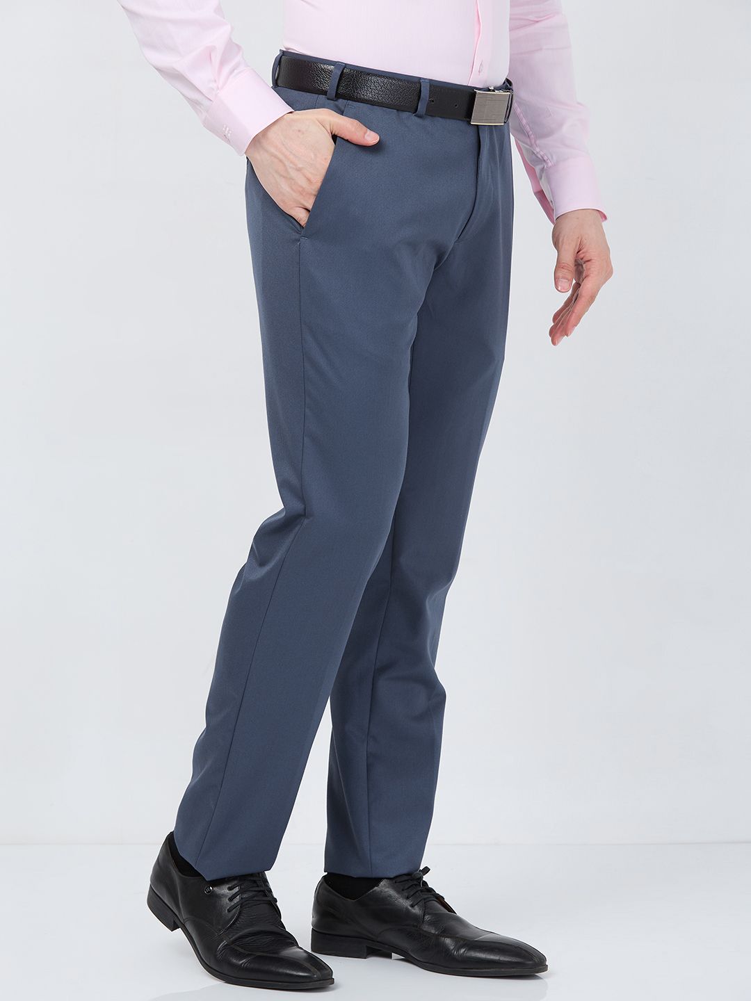 Raymond Men Slim Fit Formal Trousers