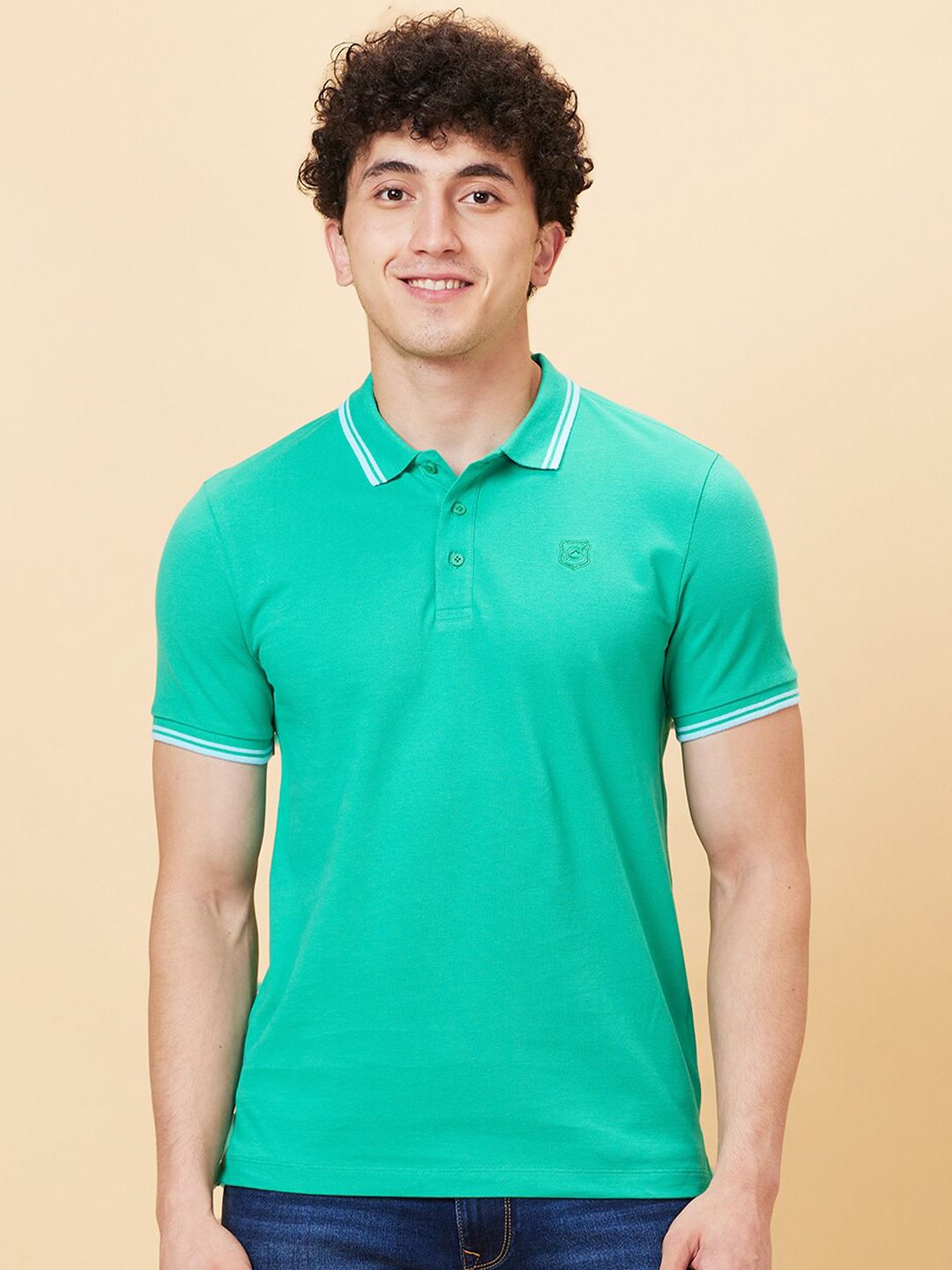 Being Human Polo Collar Short Sleeves T-shirt
