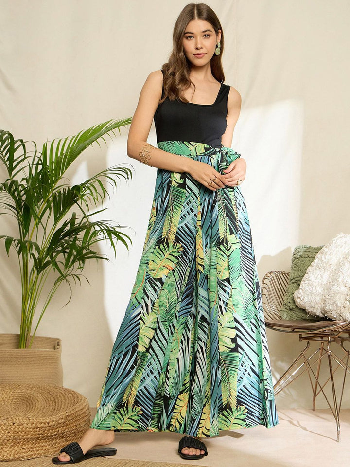 Berrylush Women Printed Basic Jumpsuit