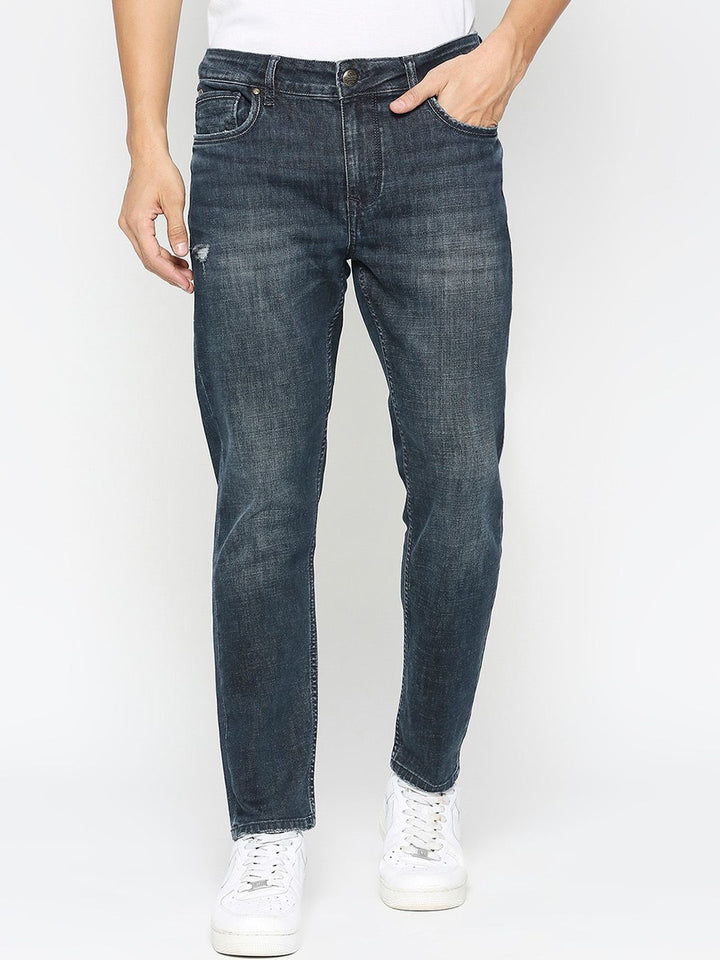 Menjadi Lelaki Manusia Cahaya Pudar Mid-Rise Comfort Skinny Fit seluar jeans