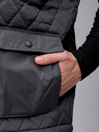 The Indian Garage Co Men Puffer Jacket with Patchwork