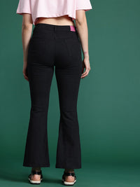 DressBerry Women Bootcut Cut Floral Printed Stretchable Jeans