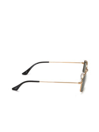 IDEE Men Rectangle Sunglasses with Polarised and UV Protected Lens IDS3097C2PSG