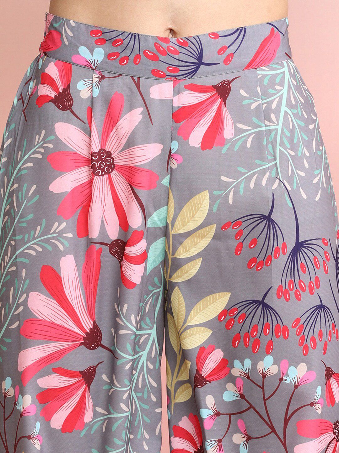 Indo Era Printed Shirt With Palazzo Co-Ords