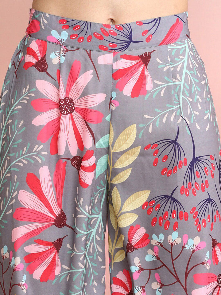 Indo Era Printed Shirt With Palazzo Co-Ords