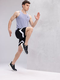 HRX by Hrithik Roshan Men Striped Rapid-Dry Running Shorts